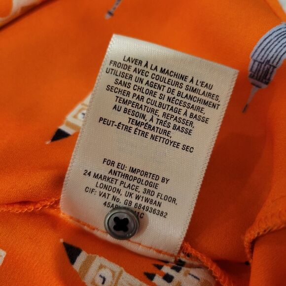 Anthropologie Maeve Aurelie Paris blouse, Size 6. - Picture 8 of 10